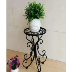 Black Metal Plant Flower Pot Stand Black Metal Plant Flower Pot Stand