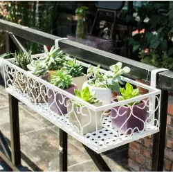 Durable Metal Plant Shelf for Balcony Home Garden Indoor Outdoor