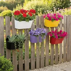 Metal Hanging Planter